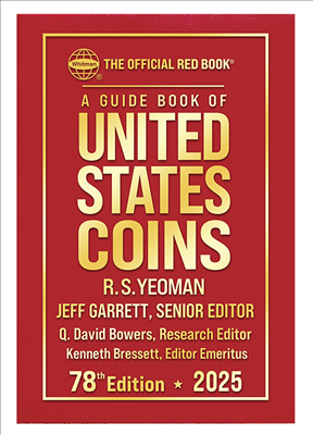2025 Redbook, hard cover U.S. coins handbook