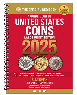 2025 Red Book handbook of US coins, large print edition