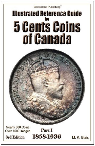 5 Cents Coins of Canada Illustrated Reference Book