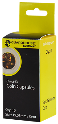 Guardhouse Direct-Fit clear cent coin holders