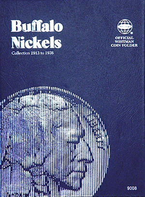 U.S. Buffalo Nickels coin folder, 1913-1938