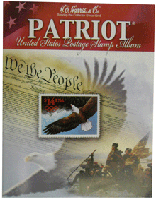 Patriot illustrated stamp album 