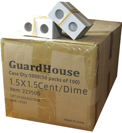 Guardhouse cent and dime paper coin holders