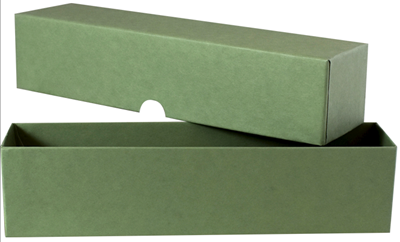 2x2 dime storage box, green