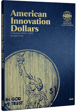 American Innovation-Series Dollar Coin collecting folder, Vol. 1, 2018-2023