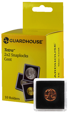 Guardhouse Tetra snaplock coin holders in 10-packs.