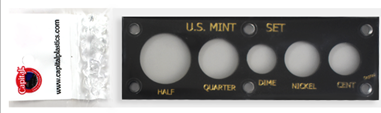 U.S.Mint Set coin holder, black