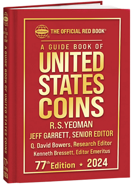 2024 Redbook US coins guidebook, hard cover edition.