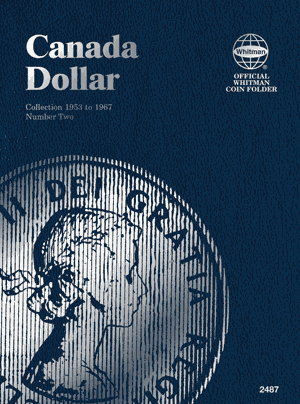 Canadian Dollar coin collectimg folder Vol. 2, 1953-1967