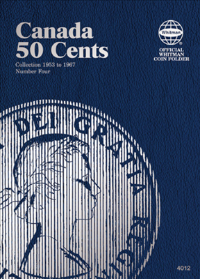 Canadian Half Dollar coin collecting folder Vol. 4, 1953-1967