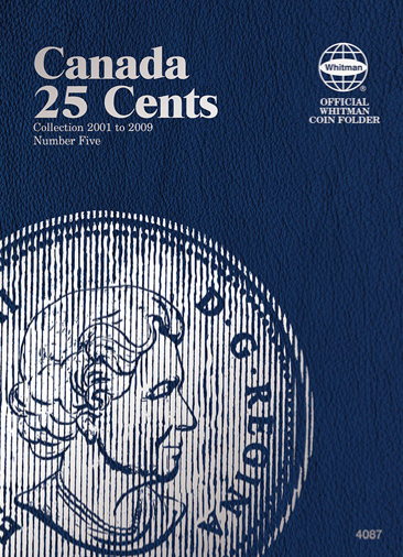 Canadian Quarter coin collecting folder, Vol. 5, 2001-2009