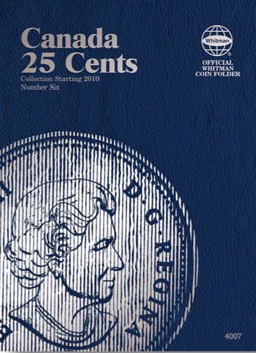 Canadian Quarter coin collecting folder Vol. 6, 2010-Forward.