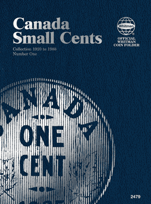 Canadian small cent coin collecting folder