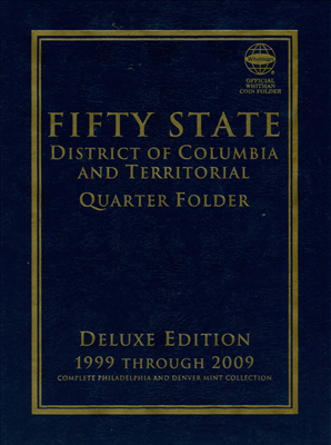 Whitman Deluxe 50-state Statehood-Series Quarters folder