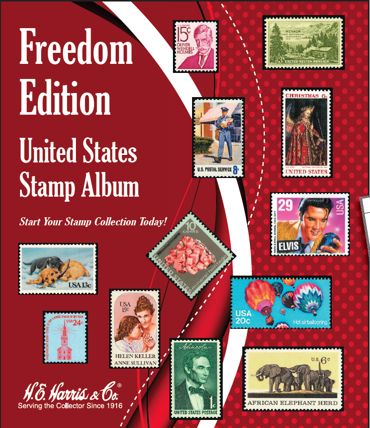 Freedpm Edition U.S. stamp album