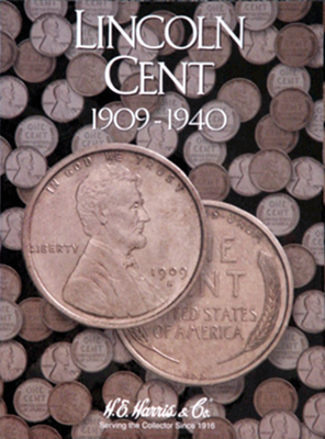 H.E. Harris Lincoln Cent collecting folder