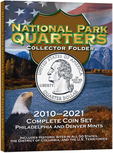 H.E. Harris 2010-2021 National Park Quaarters coin folder