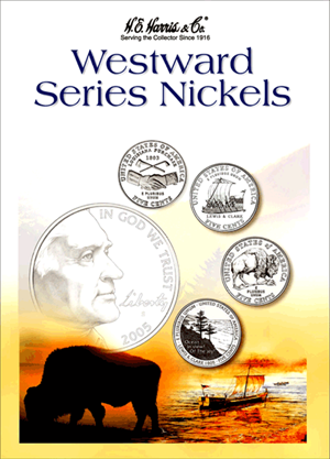 H.E. Harris 2004-2006 Westward Series Nickel coin folder