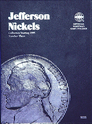 Jefferson Nickel coin folder Vol. 3, 1996-2023