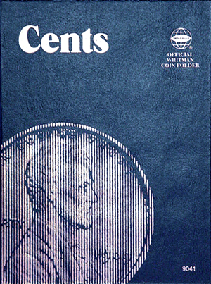 Lincoln Cent folder with 90 undated coin openings.
