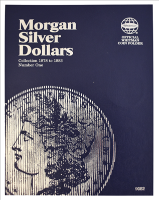 Whitman Morgan Silver Dollar coin folder, Vol. 1, 18878-1883