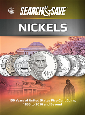 Search & Save nickel coin collecting album.