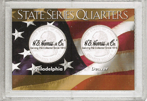 State Series U.S. Quarters 2-hole frosty case