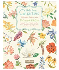 State series quarters coin collector's map, Botanical Edition