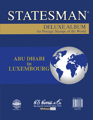Statesman World Stamp Album 1, Abu-Dhabi to Luxembourg