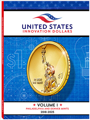 United States Innovation Dollar Coin folder, full color