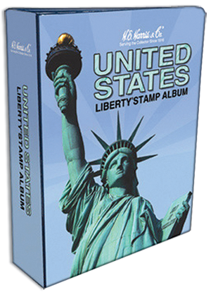 U.S. Liberty Stamp Album Binder
