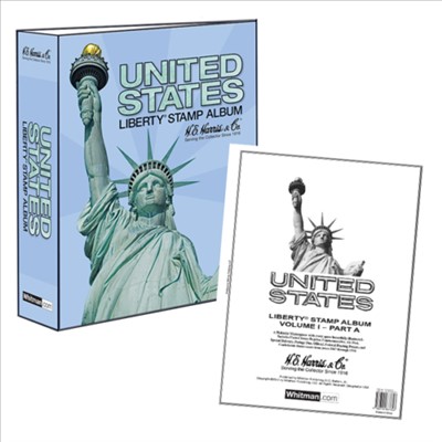 United States Liberty Stamp Albums--organized by issue years