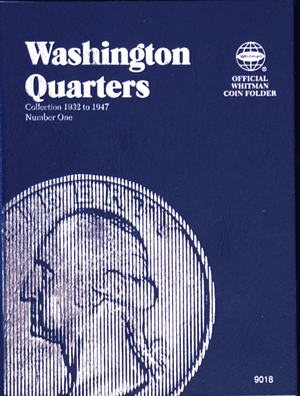 Washington Quarter coin folder, Vol. 1, 1932-1947.