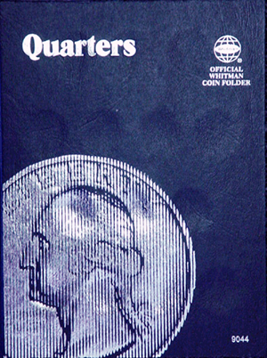 Washington Quarter coin folder with undated slots